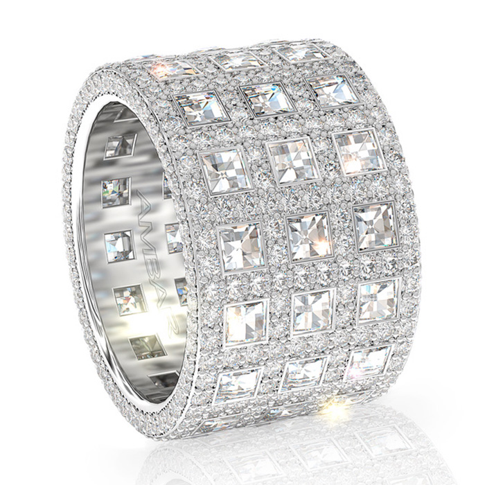 Diamond jewellery close-up